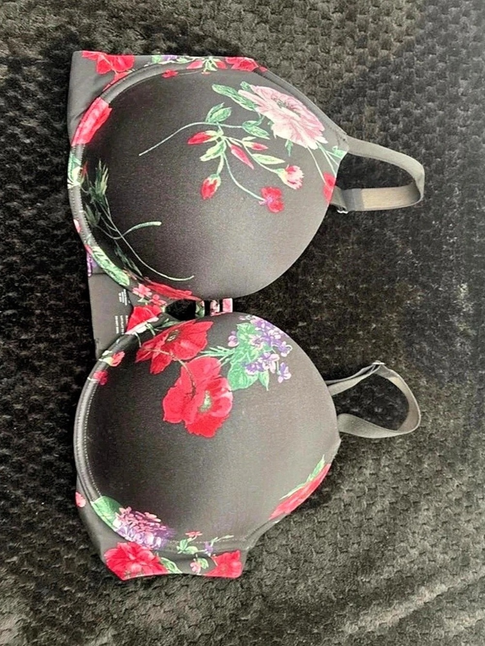 Soma Stunning Push Up Bra Black & Pink 42DD